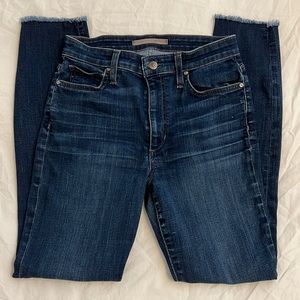 Joe’s Jeans High Rise Skinny Ankle Dark Wash Stretch Sz 28 Perfect